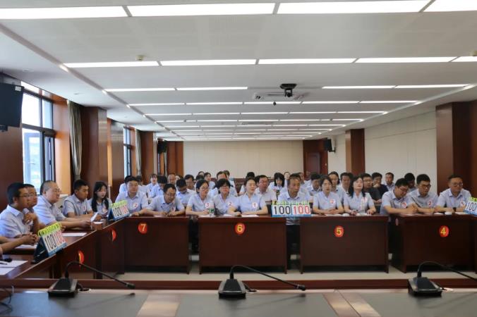 學百年黨史 聚奮進力量 ——泓源公司舉辦慶祝建黨100周年暨黨史學習教育知識競賽(圖2) 學百年黨史 聚奮進力量 ——泓源公司舉辦慶祝建黨100周年暨黨史學習教育知識競賽(圖2)